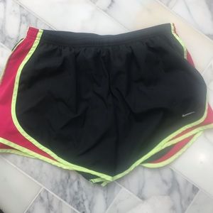 Nike Women’s Running Short - Black & Pink - Large